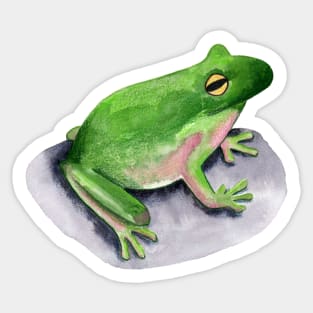 Cute little frog Sticker